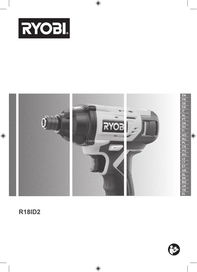 Page 1 of the manual User Manual RYOBI One+ R18ID2