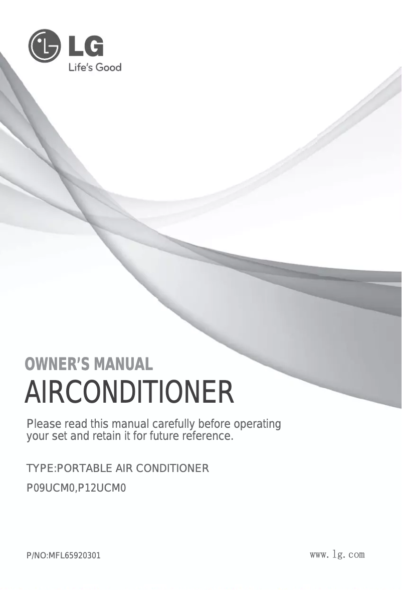 First page image of the manual for P12UCM0