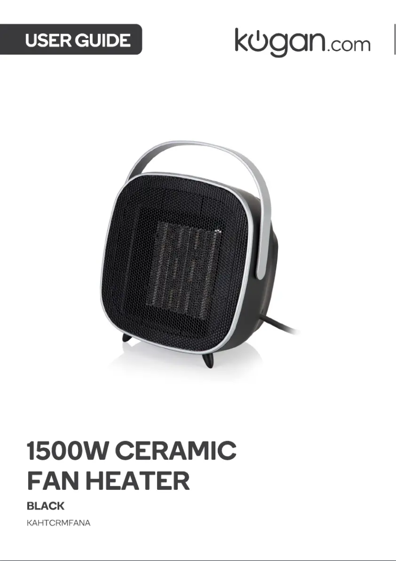 First page image of the manual for KAHTCRMFANA