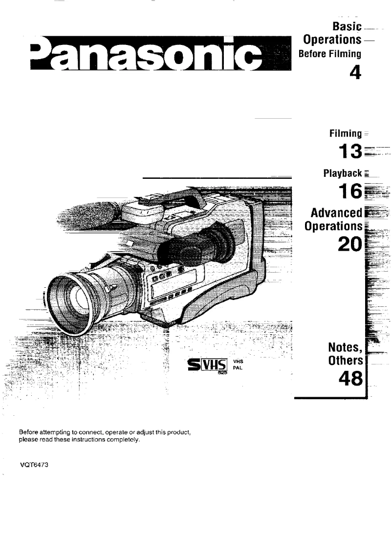 First page image of the manual for NV-MS5