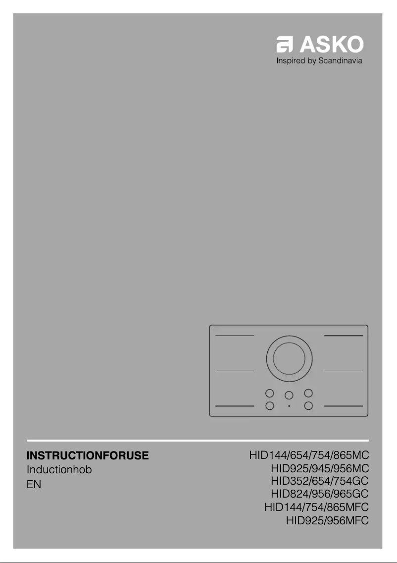 First page image of the manual for HID824GC