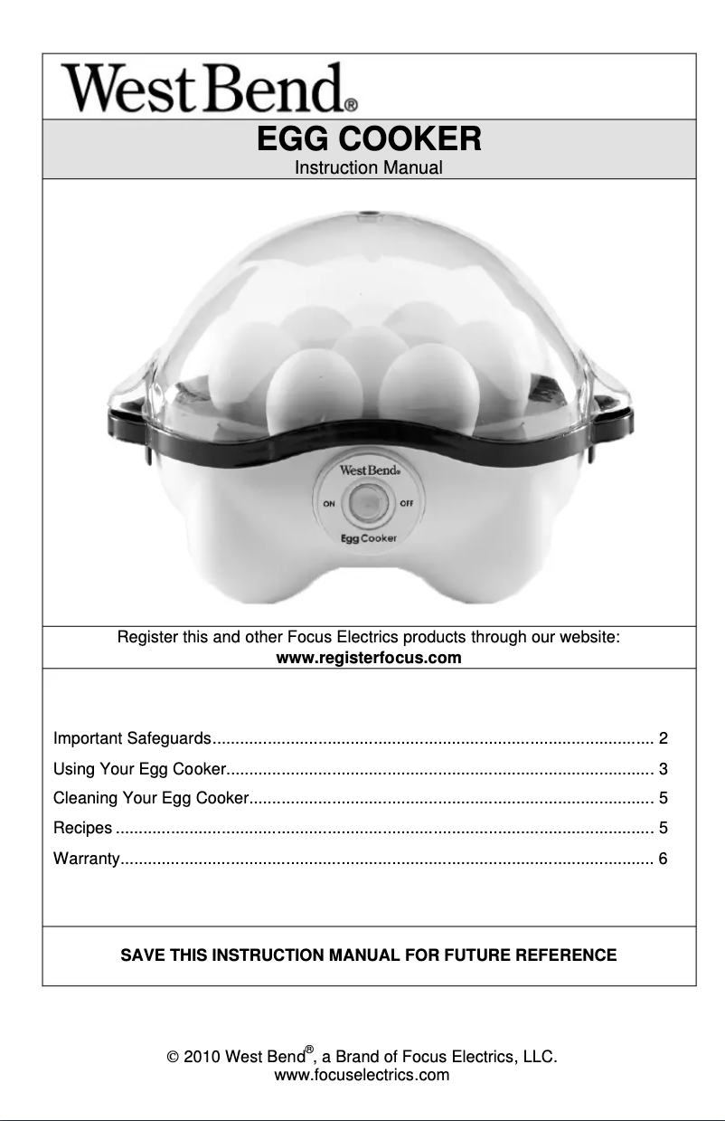 First page image of the manual for 86628