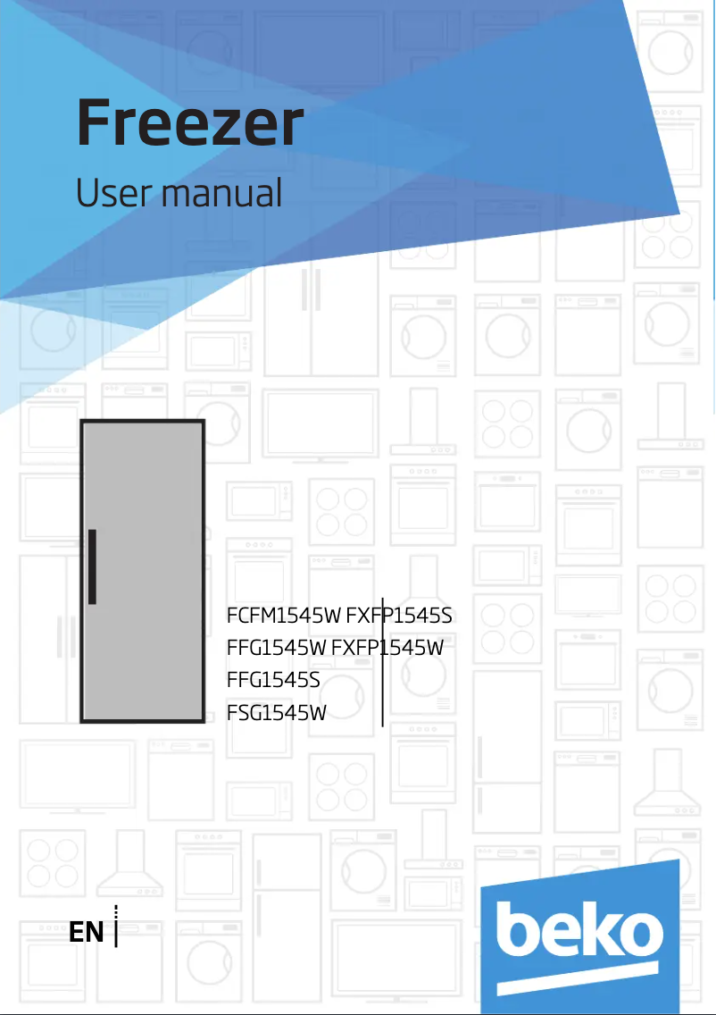 Page 1 of the manual User Manual Beko FCFM1545W