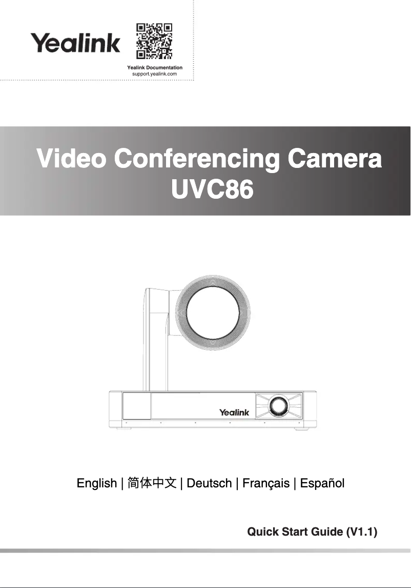 First page image of the manual for UVC84