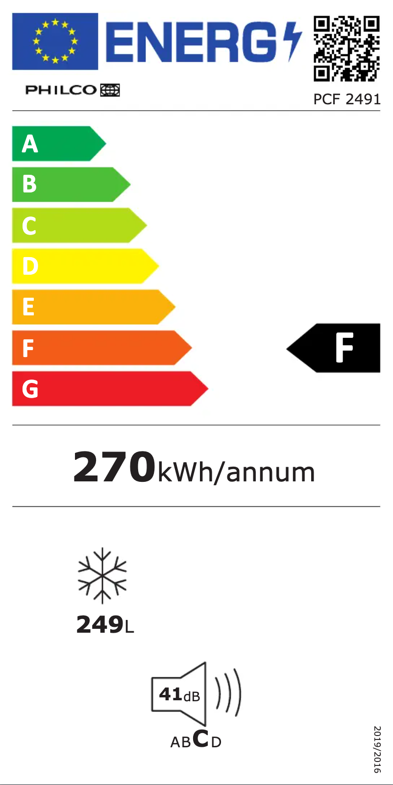 First page image of the manual for PCF 2491