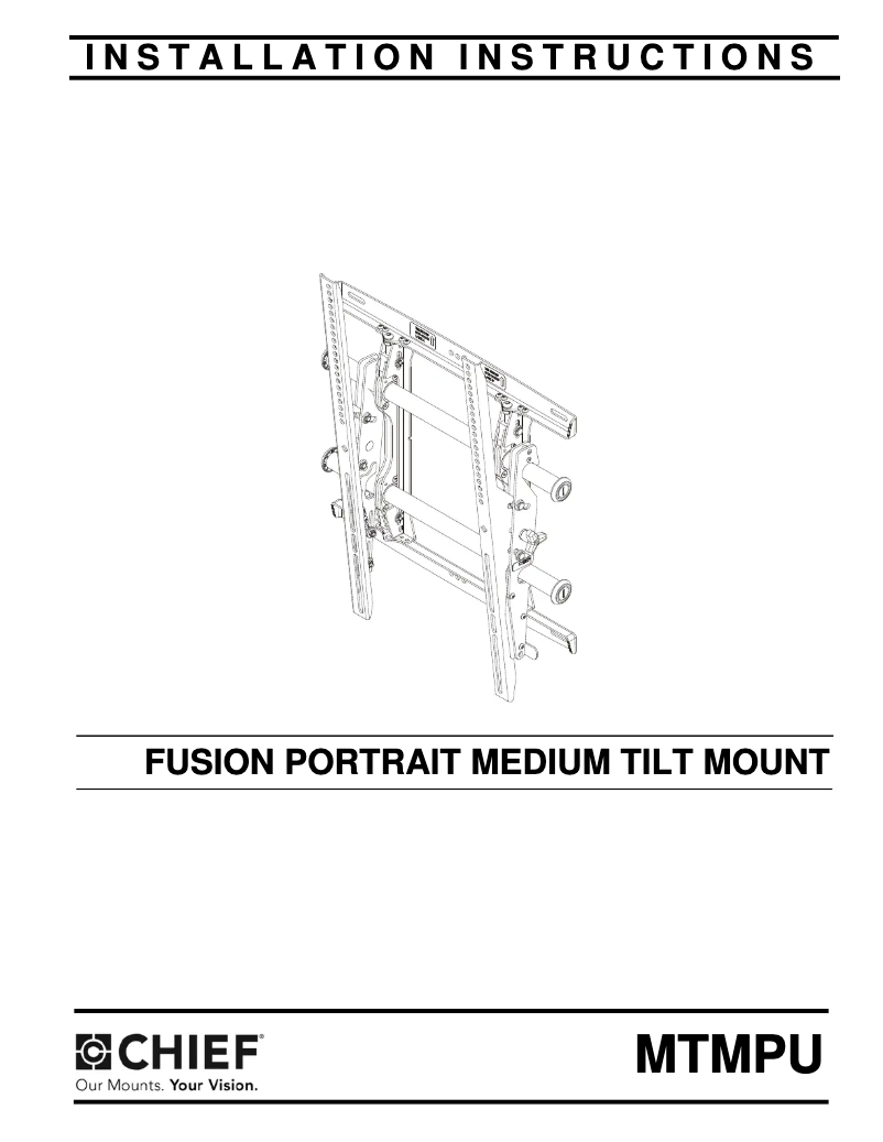 Page 1 of the manual User Manual Chief MTMPU