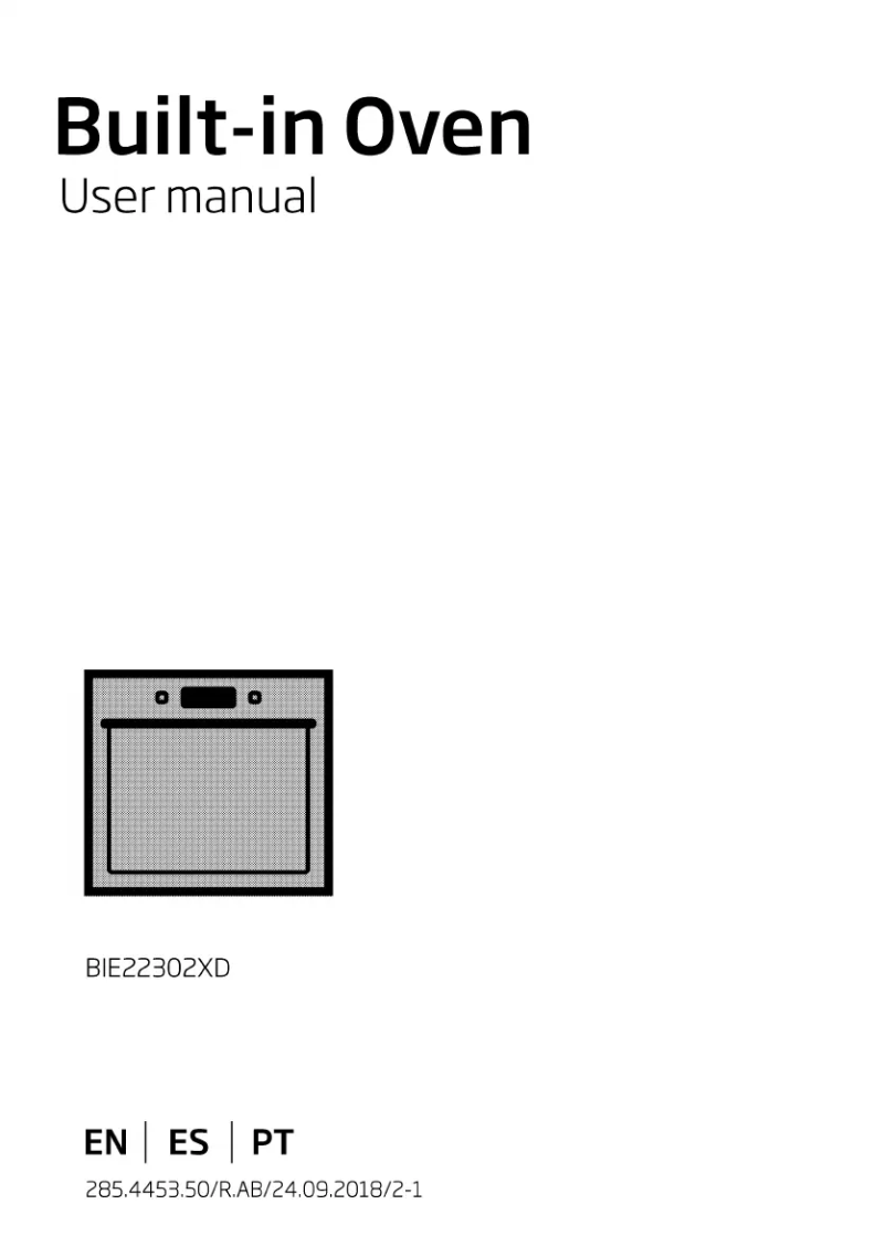 First page image of the manual for BIE22302XD
