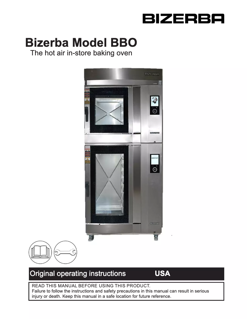 Page 1 of the manual User Manual Bizerba Dibas D64B-L-X3202-A