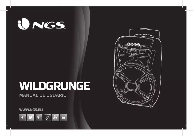 Page 1 of the manual User Manual NGS Wild Grunge