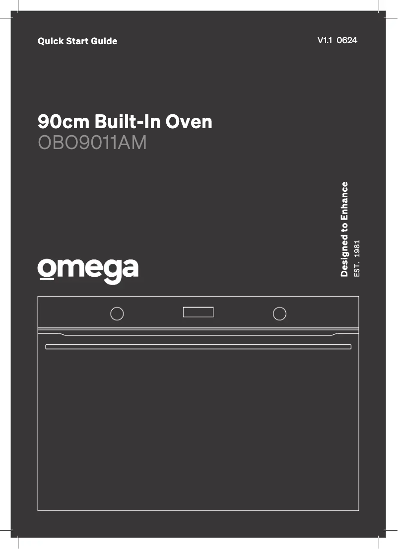 Page 1 of the manual Quick Start Guide Omega OBO9011AM