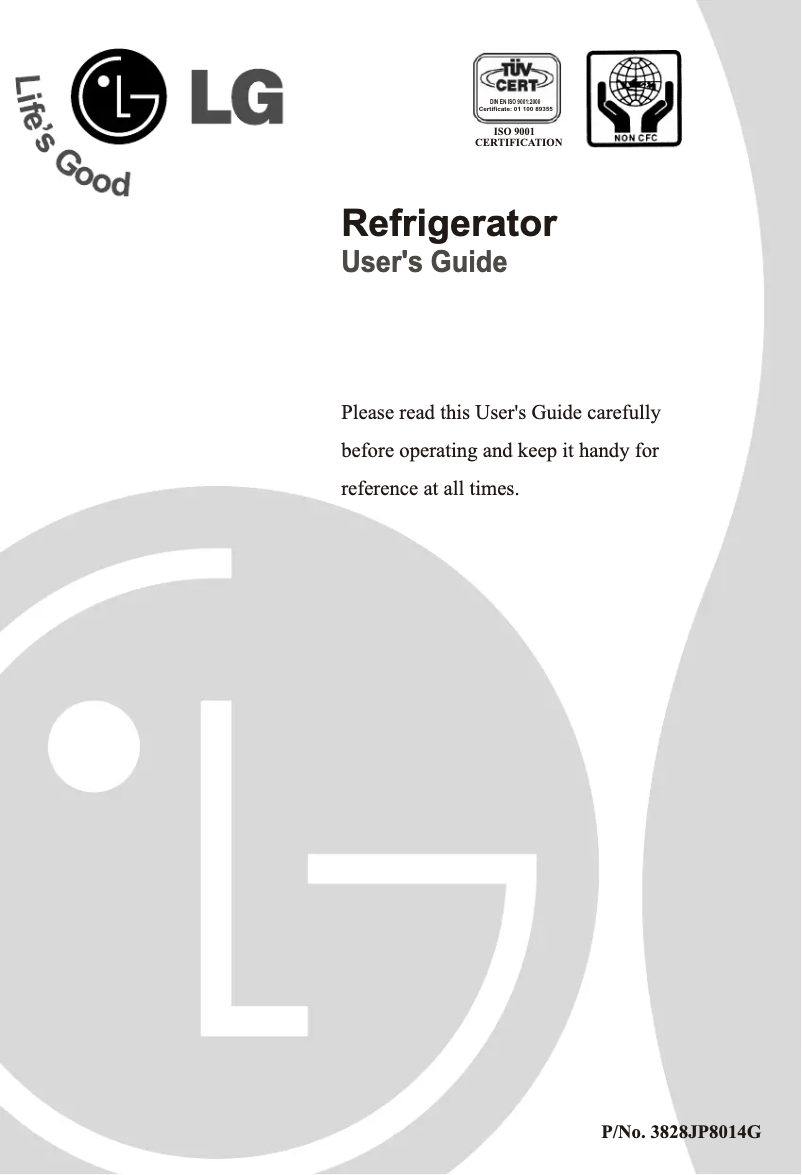Page 1 of the manual User Manual LG GN-U201CLS