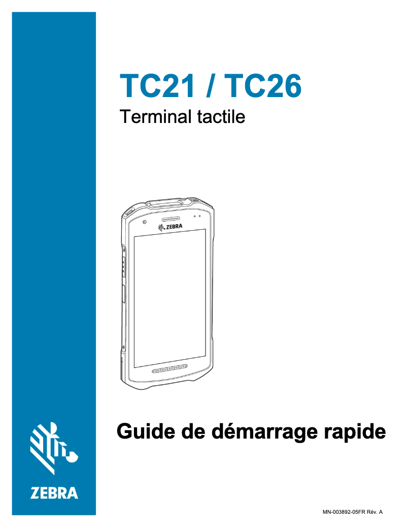First page image of the manual for TC26