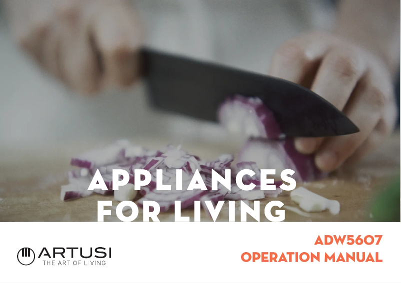 First page image of the manual for ADW5607B