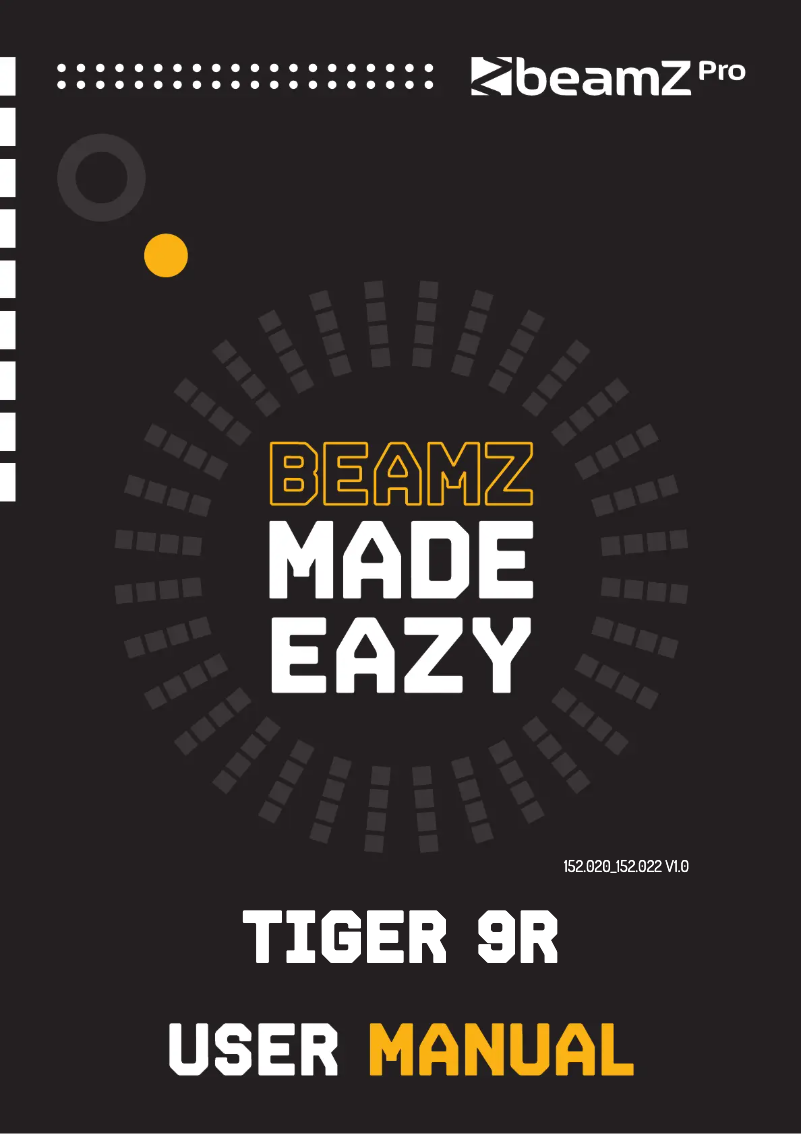 Image de la première page du manuel de l'appareil Tiger 18R