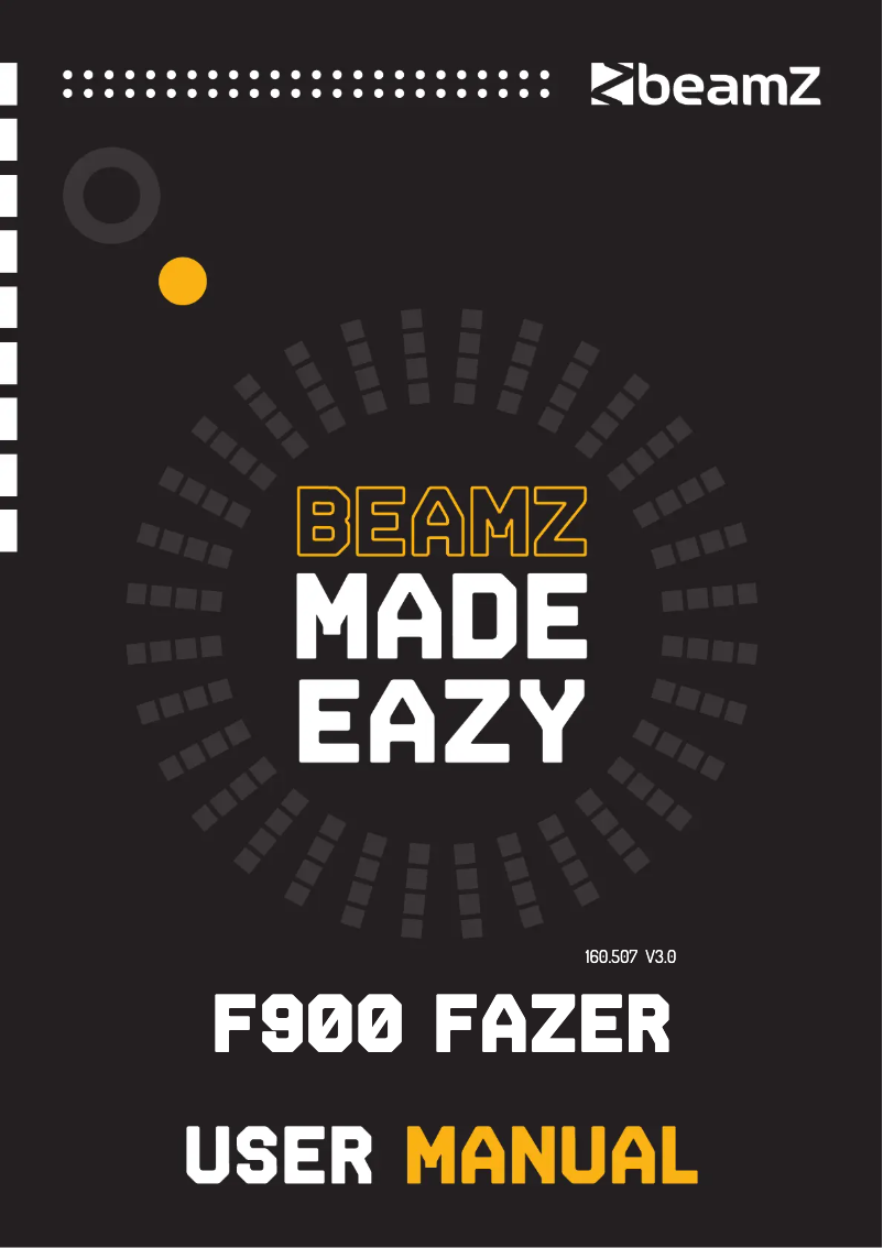 Image de la première page du manuel de l'appareil F900 160.507