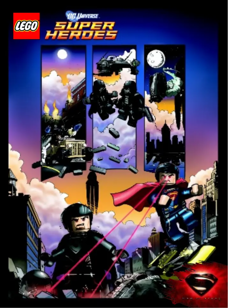 First page image of the manual for Super Heroes 76003