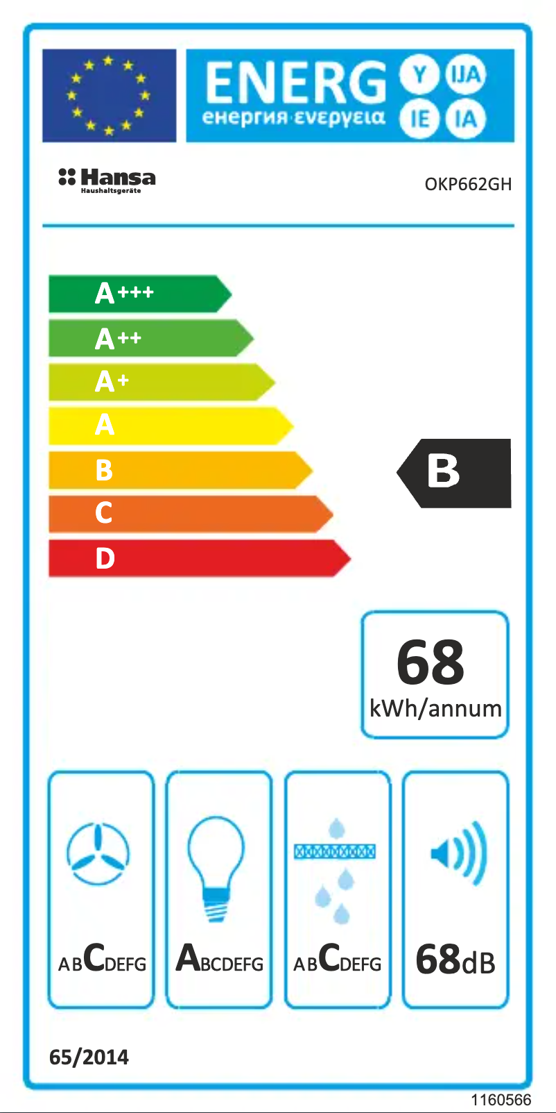 First page image of the manual for OKP662GH