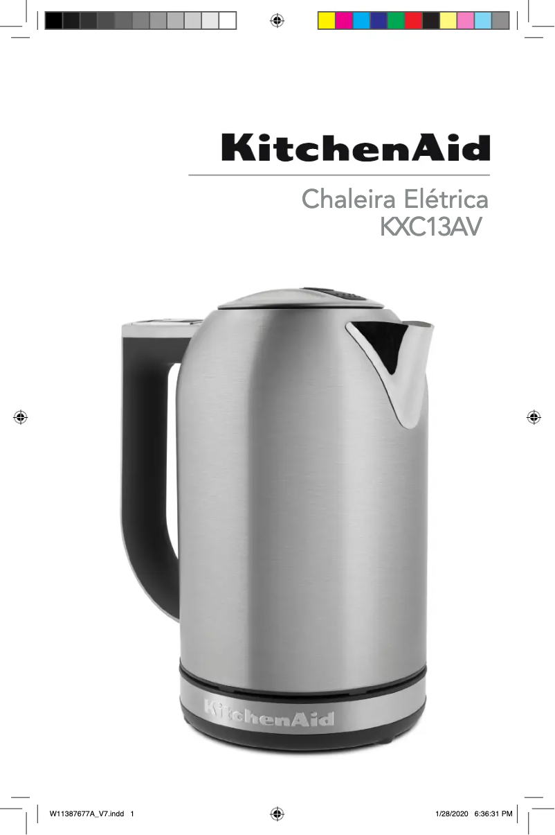 First page image of the manual for Artisan Electric Kettle