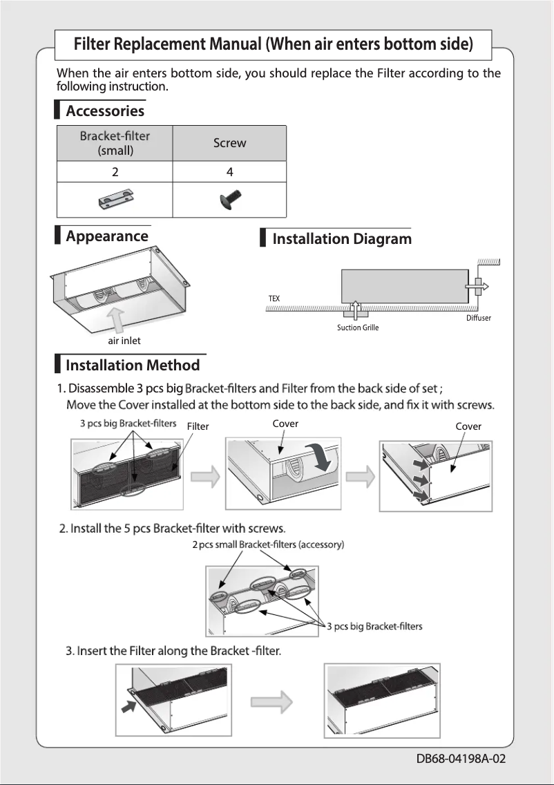 First page image of the manual for AM036ANLDKH