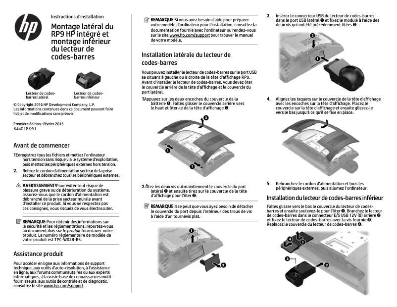 First page image of the manual for RP9