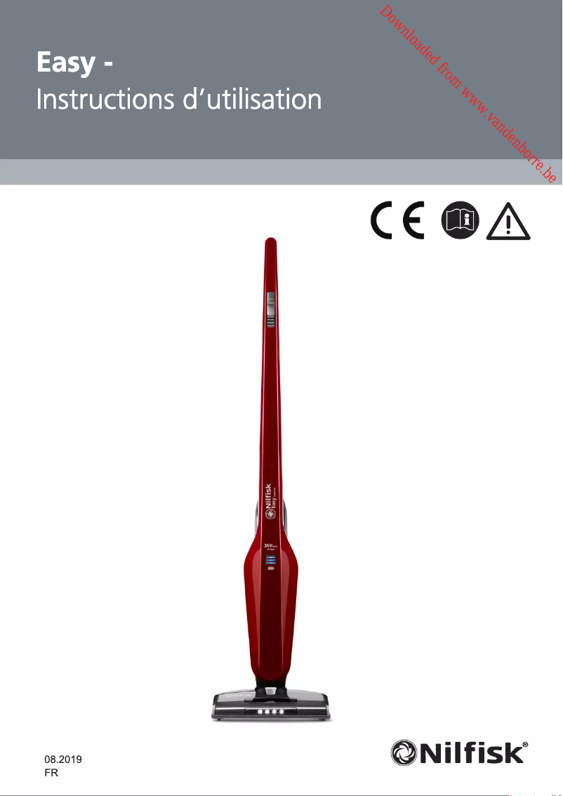 Page 1 of the manual User Manual Nilfisk Easy 20V