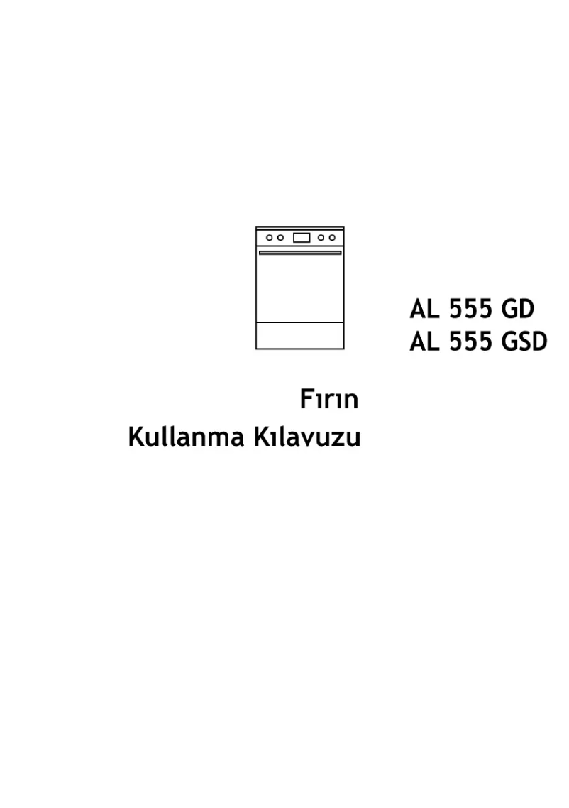 First page image of the manual for AL 555 GD