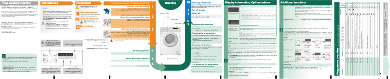 First page image of the manual for WS12X261BY