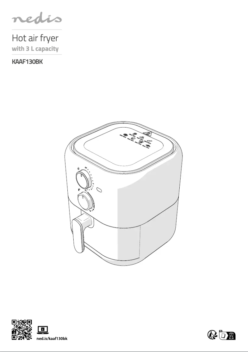 First page image of the manual for KAAF130BK