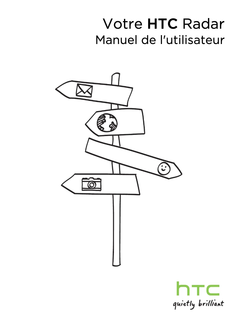 Image de la première page du manuel de l'appareil Radar