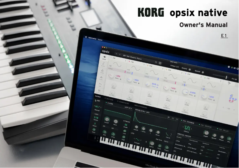 First page image of the manual for Opsix native