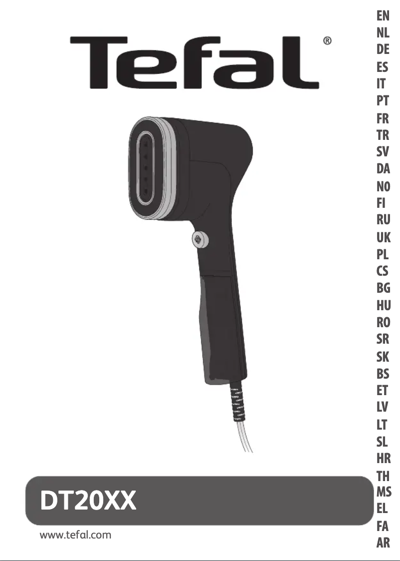 Page 1 of the manual User Manual Calor Pure Pop DT2020