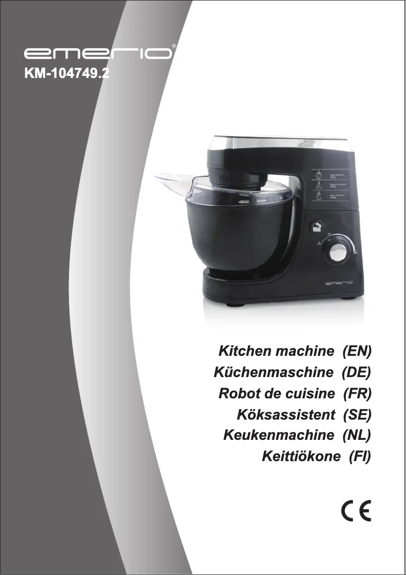 First page image of the manual for KM-104749.2