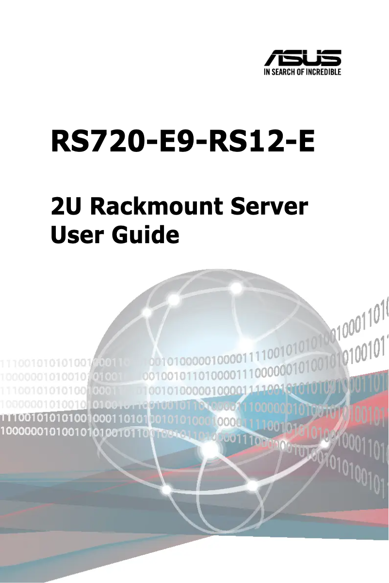 First page image of the manual for RS720-E9