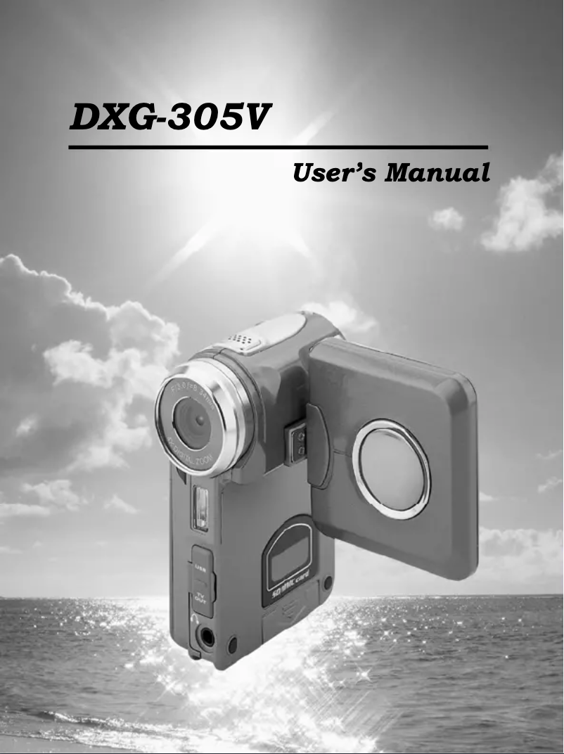 First page image of the manual for DXG-305V