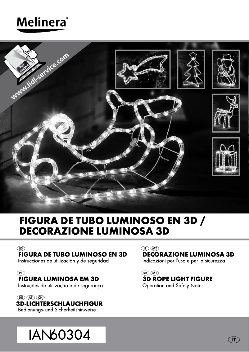 Page 1 of the manual User Manual Melinera Z31531A