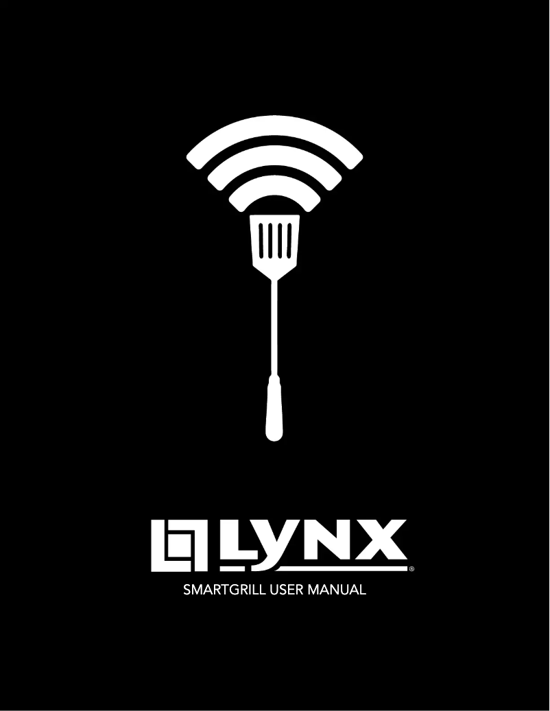Page 1 of the manual User Manual Lynx SmartGrill SMART30F