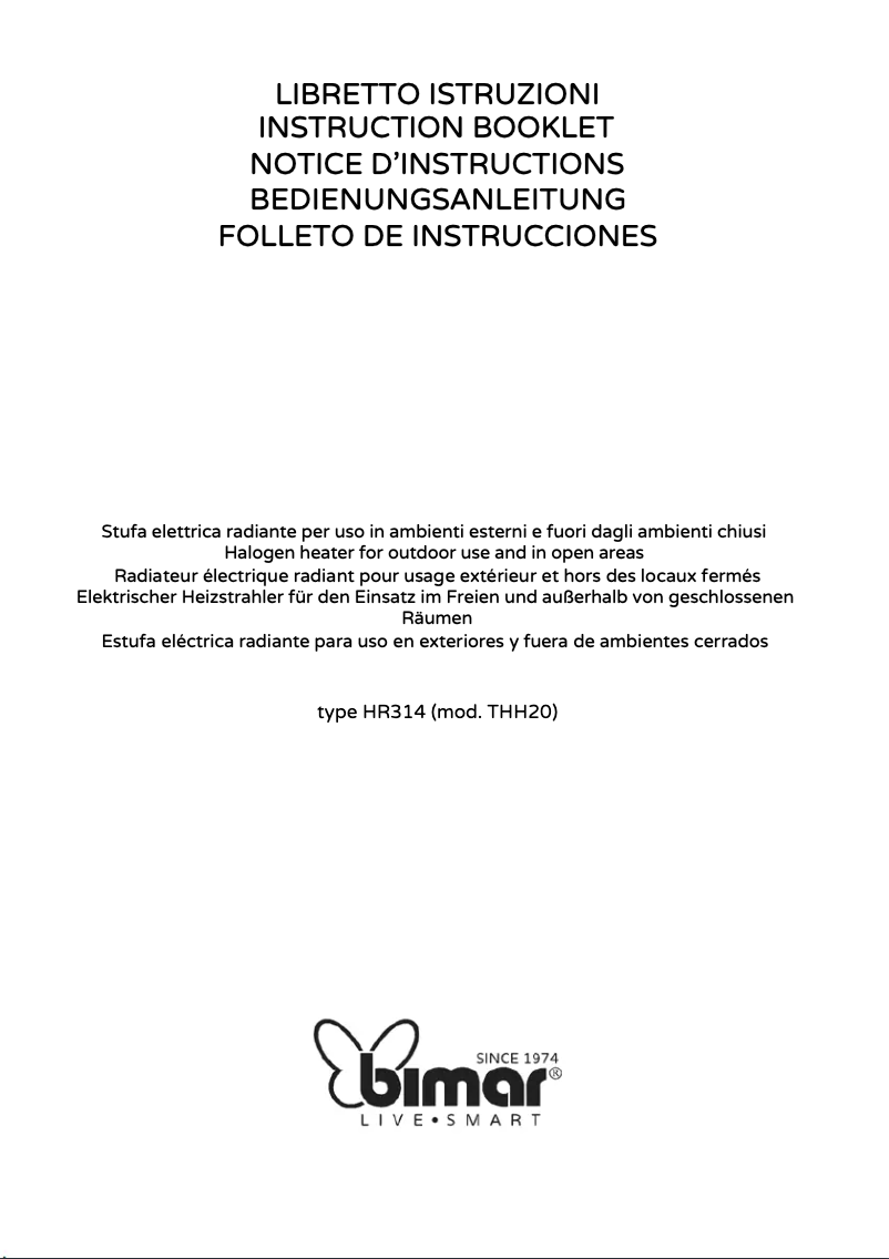 First page image of the manual for HR314