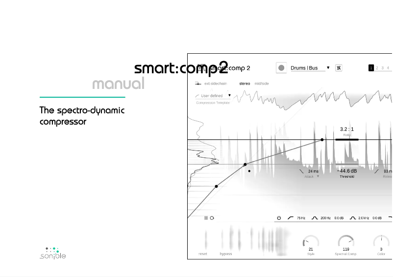 Page 1 of the manual User Manual Sonible smart:comp 2