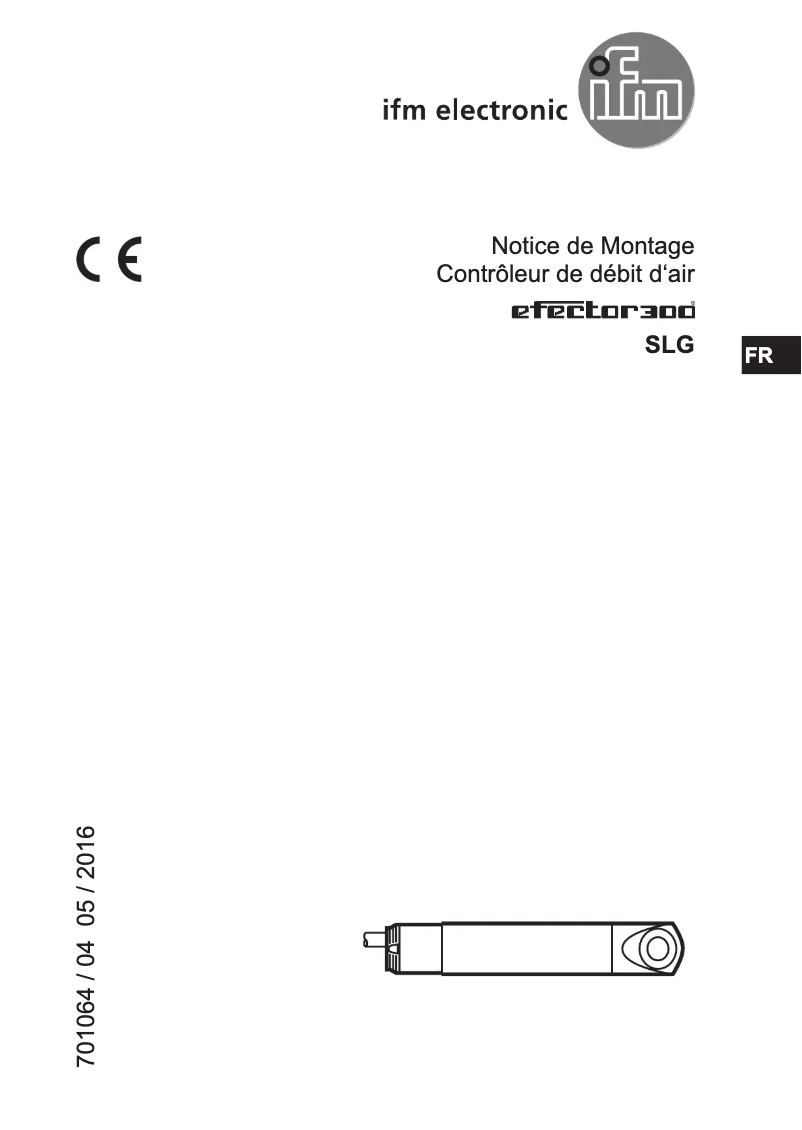 Page 1 of the manual User Manual IFM SL0102
