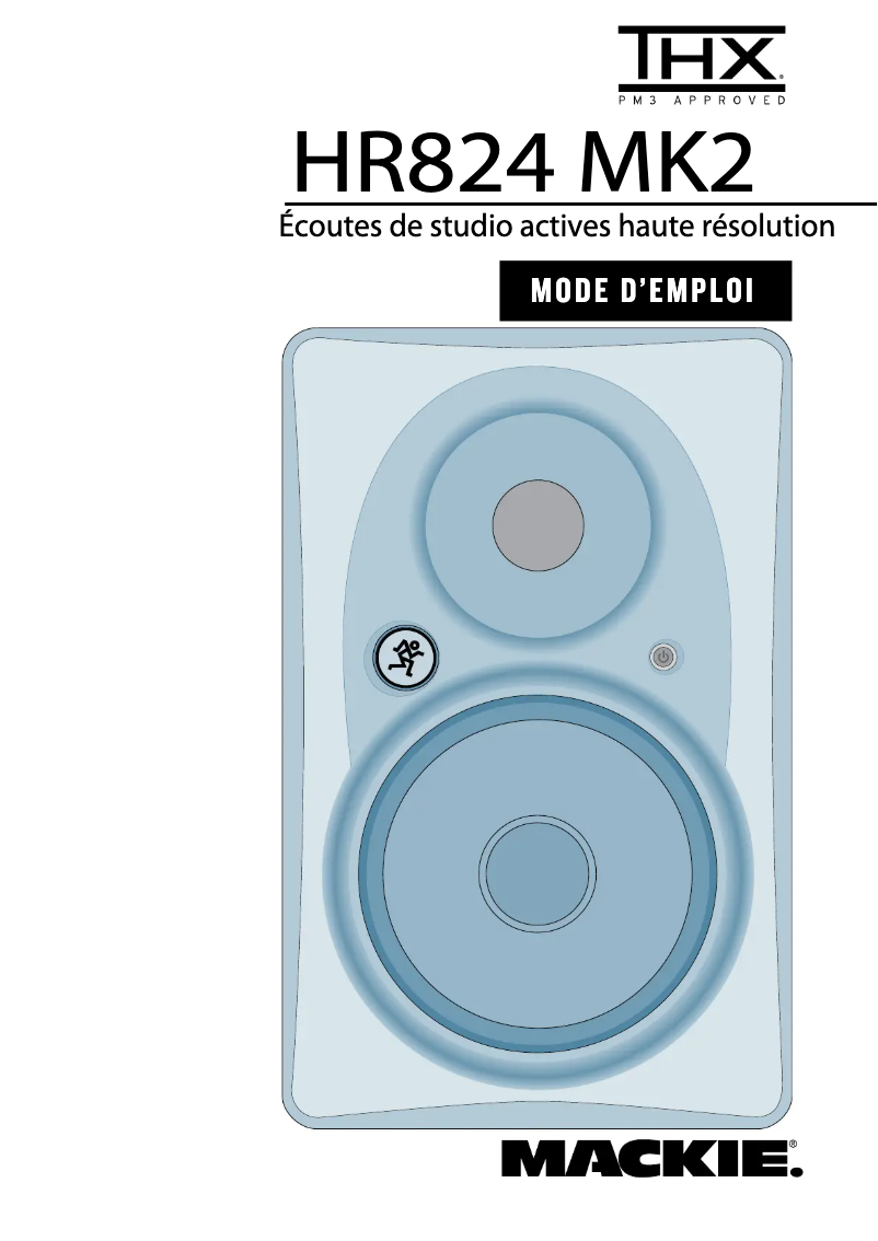 First page image of the manual for HR824mk2