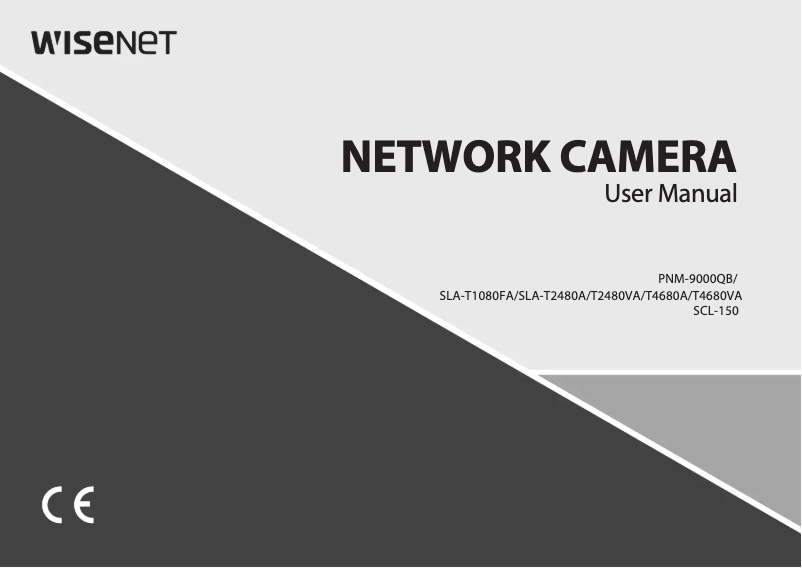Page 1 of the manual User Manual Hanwha PNM-9000QB