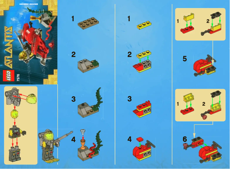 Page 1 of the manual User Manual Lego Ocean Speeder