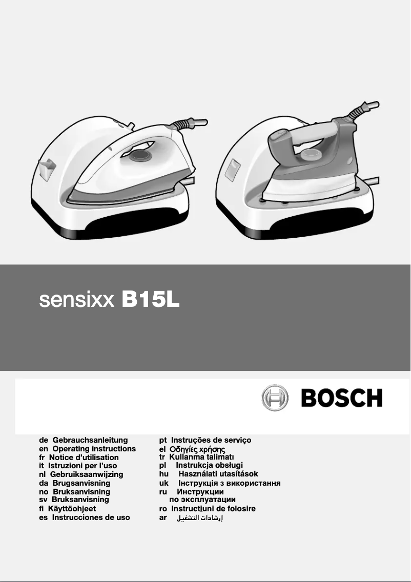 Page 1 of the manual User Manual Bosch TDS1536
