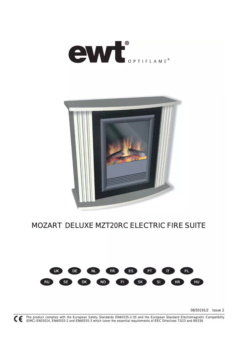 First page image of the manual for Mozart Deluxe MZT20RC