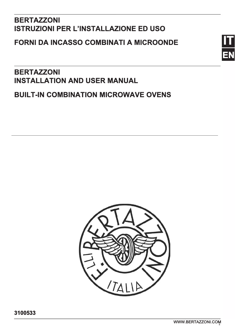 First page image of the manual for F457HERMWTAC