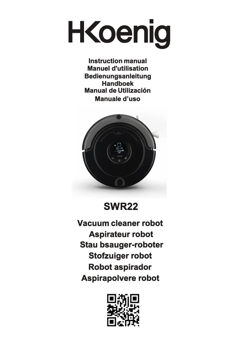 First page image of the manual for SWR22