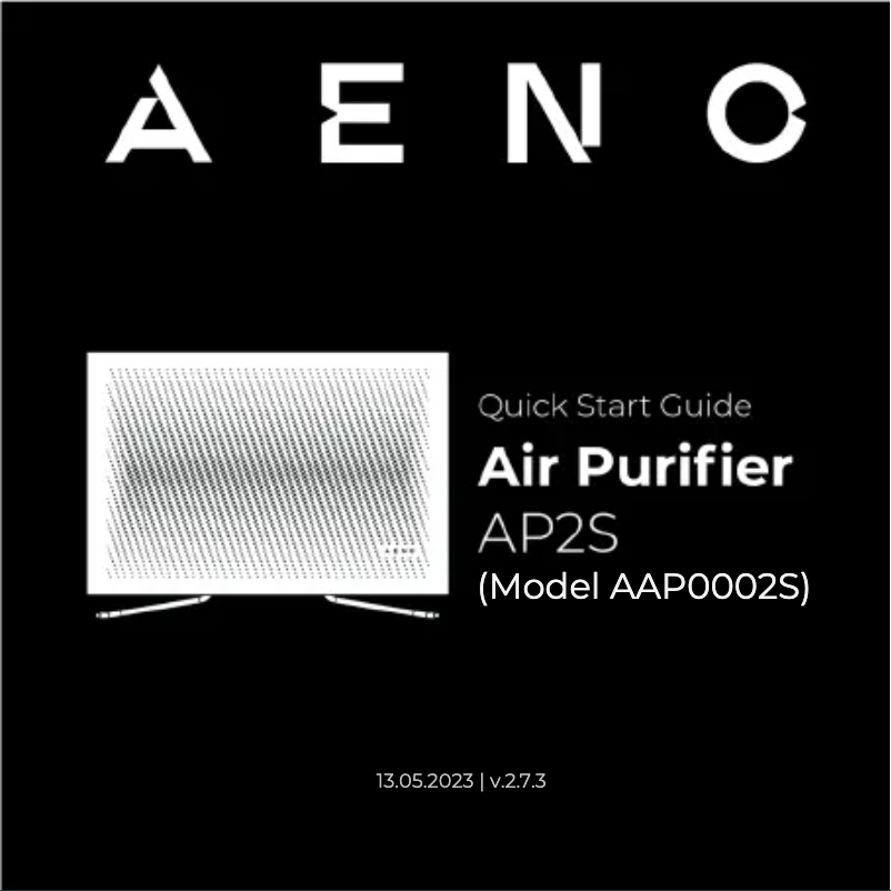 Page 1 of the manual Quick Start Guide AENO AP2S