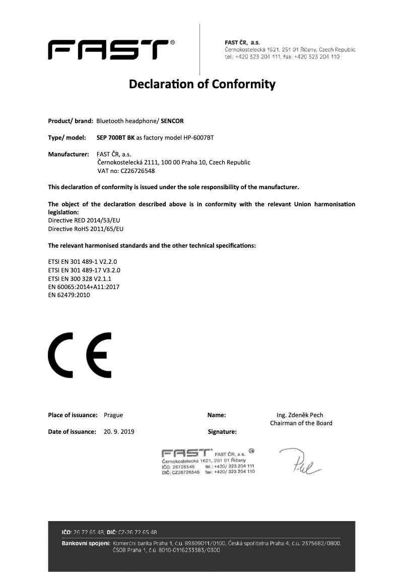 Image de la première page du manuel de l'appareil SEP 700BT