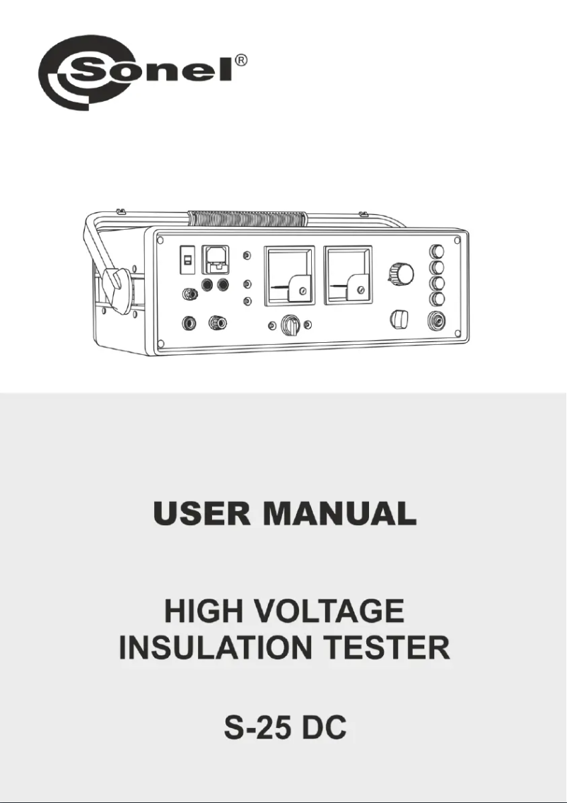 First page image of the manual for S-25 DC