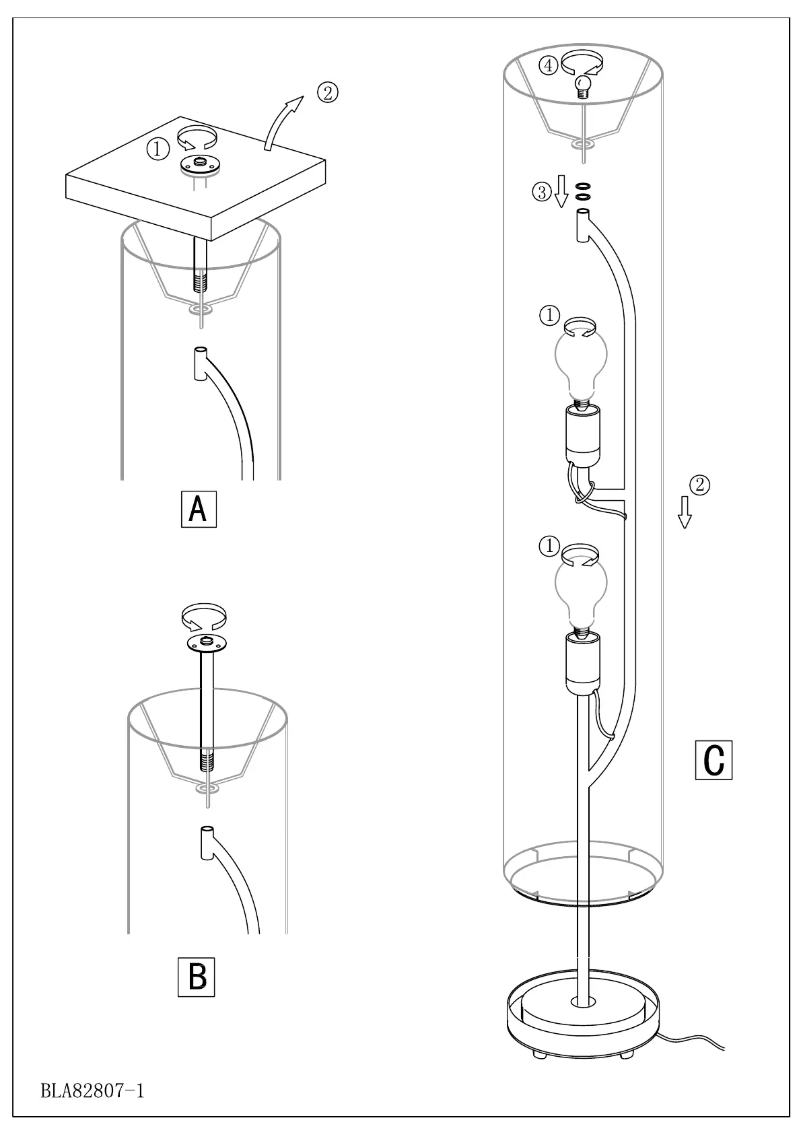 Page 1 of the manual User Manual Eglo Tube